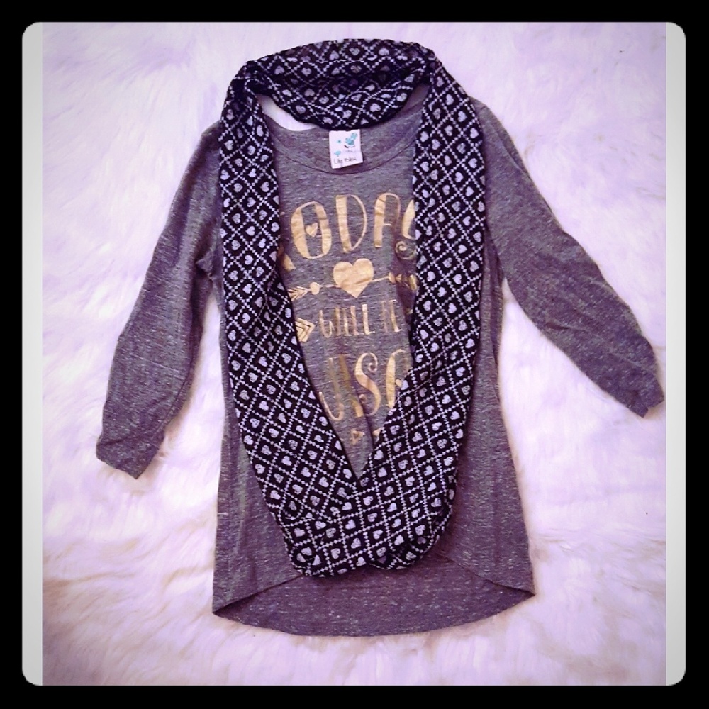 Girls 2 pc top